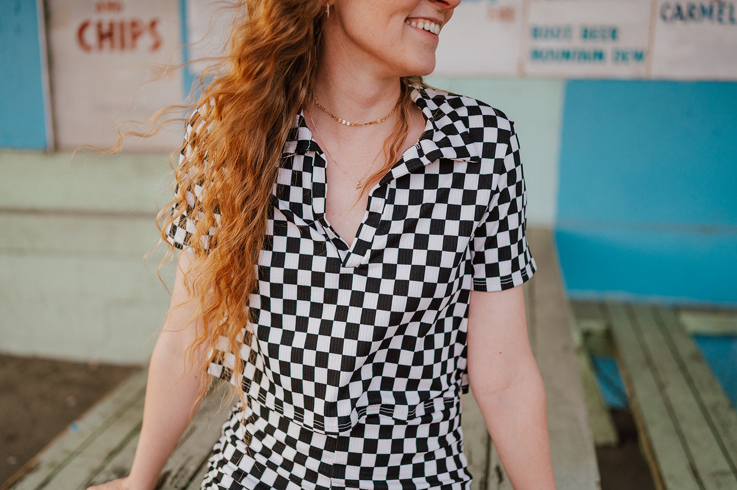 Red Head Roller Checkered Set