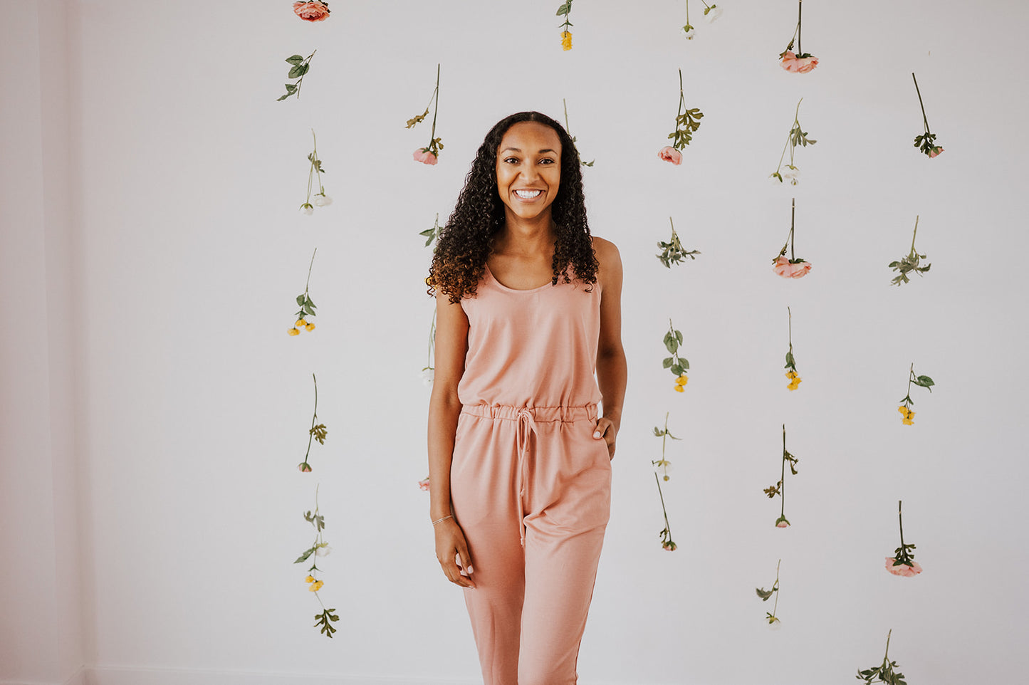 Cady Sleeveless Jumpsuit in Mauve