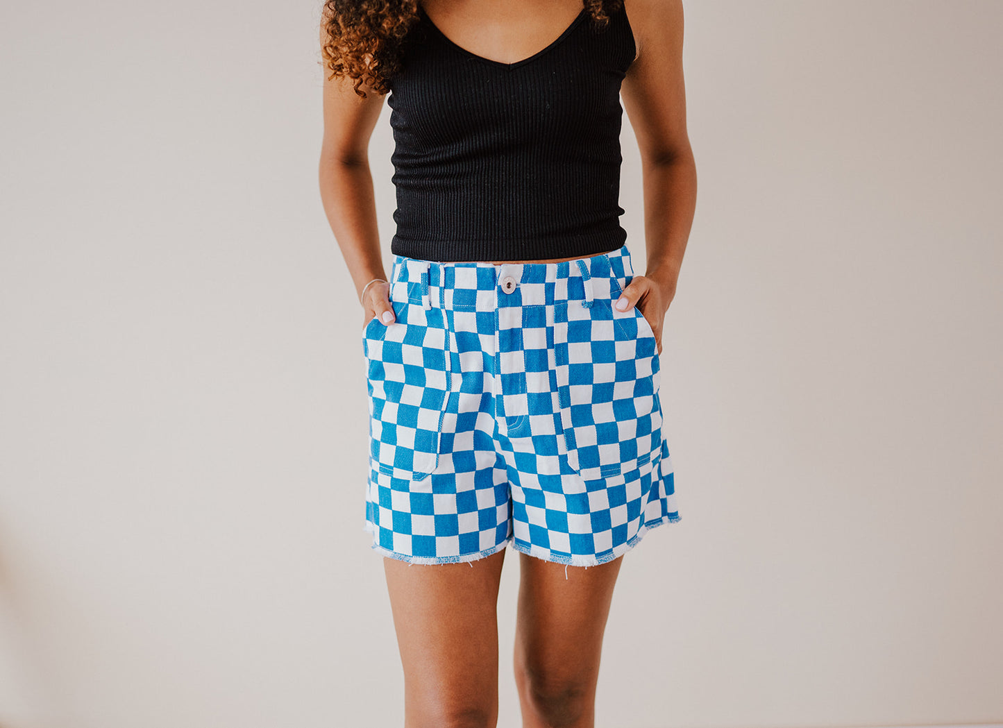 Kiki Checkered Shorts