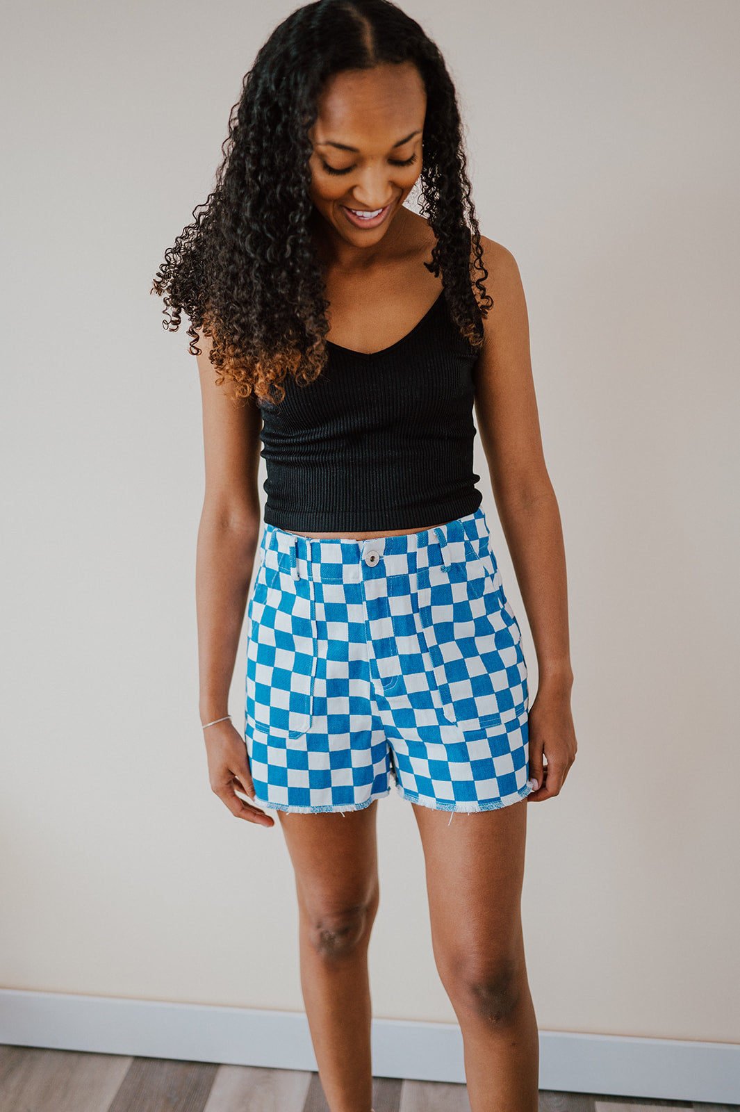 Kiki Checkered Shorts