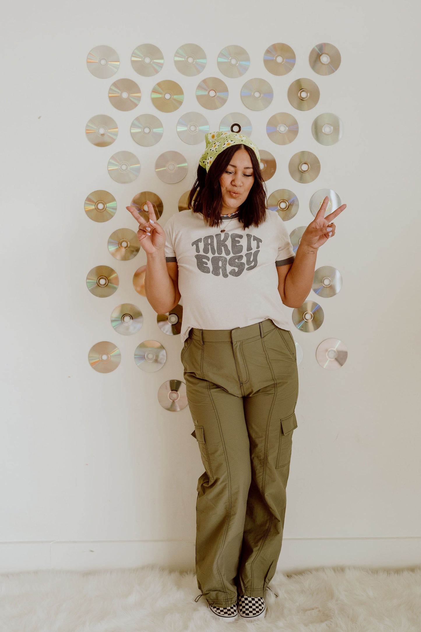 Take It Easy Cropped Tee