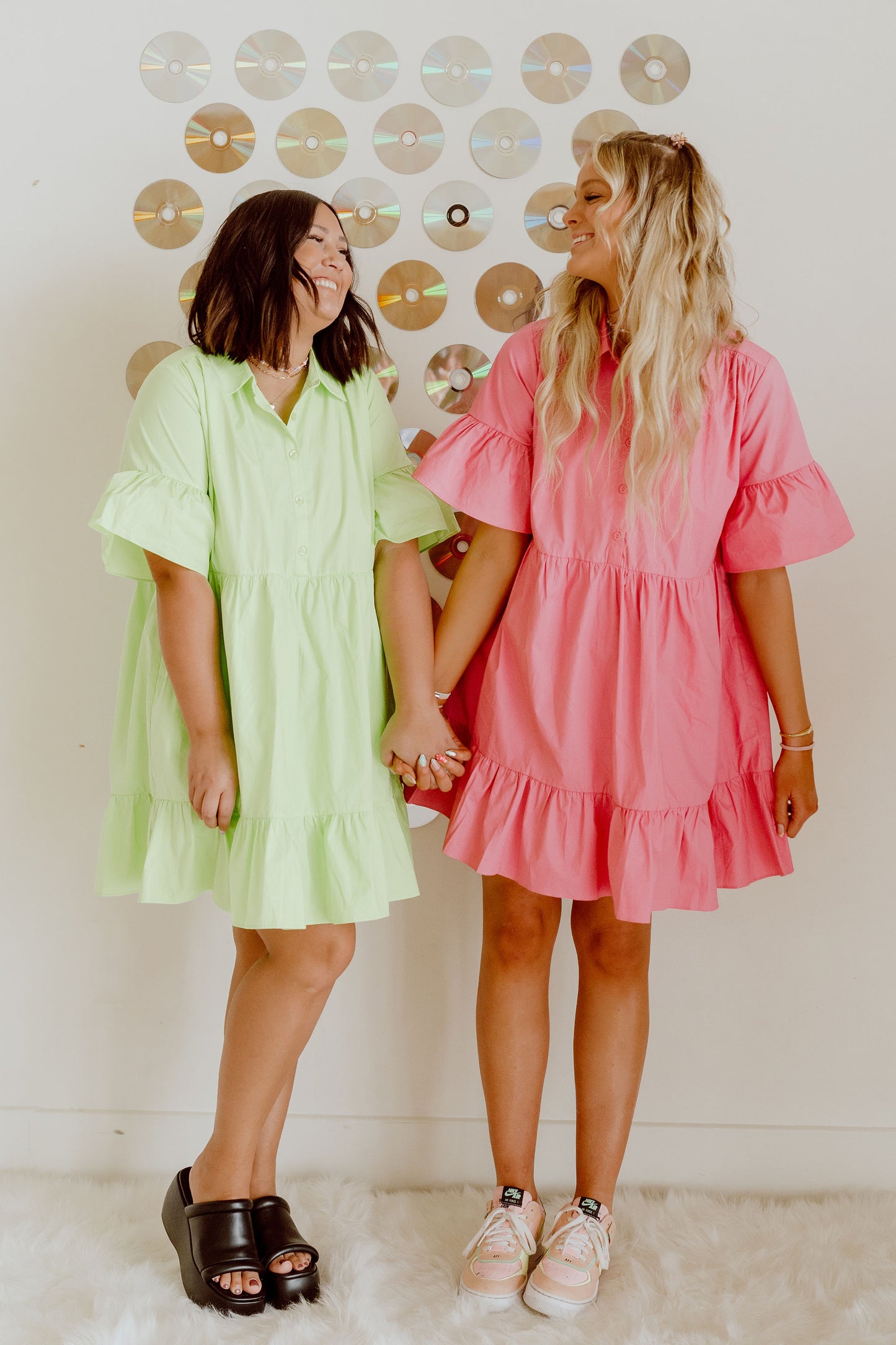 What Dreams Are Made Of Dress in Lime Green