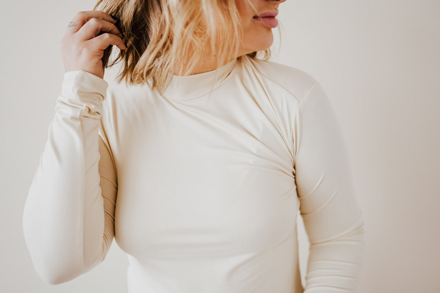 Ainsley Mockneck Butter Top *TWO COLORS*